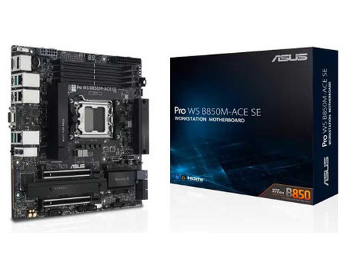 PLACA ASUS PRO WS B850M-ACE SE,AMD,AM5,B850,4DDR5,256GB,VGA+DP+HDMI+USB C,4SATA3+2M.2,1GB10+1GB2.5+1GB1+WIFI6+BT5.3,6USB3.2,MATX (Espera 4 dias) PLACA ASUS PRO WS B850M-ACE SE,AMD,AM5,B850,4DDR5,256GB,VGA+DP+HDMI+USB C,4SATA3+2M.2,1GB10+1GB2.5+1GB1+WIFI6+BT5.3,6USB3.2,MATX (Espera 4 dias)