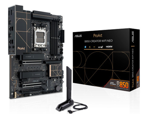ASUS PROART B850-CREATOR WIFI NEO AMD B850 Zócalo AM5 ATX (Espera 4 dias) ASUS PROART B850-CREATOR WIFI NEO AMD B850 Zócalo AM5 ATX (Espera 4 dias)