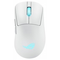ASUS ROG Keris II Origin WHT ratón Juego mano derecha RF Wireless + Bluetooth + USB Type-A Óptico 42000 DPI (Espera 4 dias)