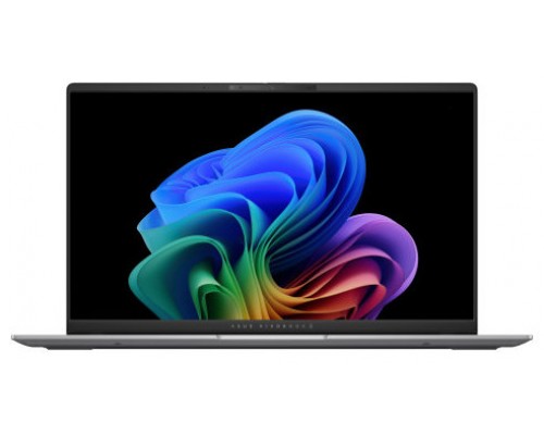 ASUS Vivobook S 15 OLED S5507QA-MA001W - Portátil 15.6" 3K 120Hz (Qualcomm Snapdragon X1E-78-100, 32GB RAM, 1TB SSD, Qualcomm Adreno GPU, Windows 11 Home) Plata Fría - Teclado QWERTY español (Espera 4 dias)