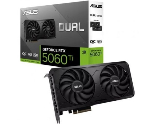 VGA ASUS DUAL-RTX5060TI-O16G-EVO (Espera 4 dias)