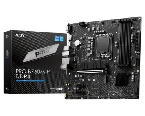 PLACA BASE MSI PRO B760M-P 1700 MATX 4XDDR4