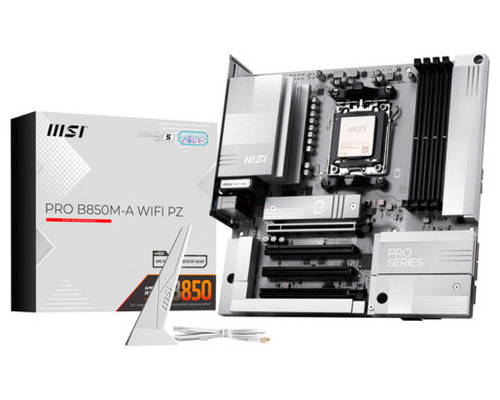 PLACA MSI PRO B850M-A WIFI PZ,AMD,AM5,B850,4DDR5,256GB,1HDMI+1DP,4SATA3+2M.2,5G LAN,6USB3.2,MATX (Espera 4 dias) PLACA MSI PRO B850M-A WIFI PZ,AMD,AM5,B850,4DDR5,256GB,1HDMI+1DP,4SATA3+2M.2,5G LAN,6USB3.2,MATX (Espera 4 dias)
