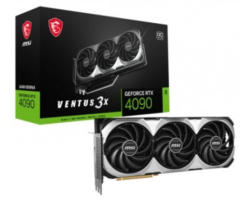 MSI GeForce RTX 4090 VENTUS 3X E 24G OC NVIDIA 24 GB GDDR6X (Espera 4 dias)