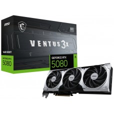 MSI VENTUS GEFORCE RTX 5080 16G 3X OC PLUS tarjeta gráfica NVIDIA 16 GB GDDR7 (Espera 4 dias)