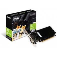 MSI GT 710 2GD3H H2D NVIDIA GeForce GT 710 2 GB GDDR3 (Espera 4 dias)