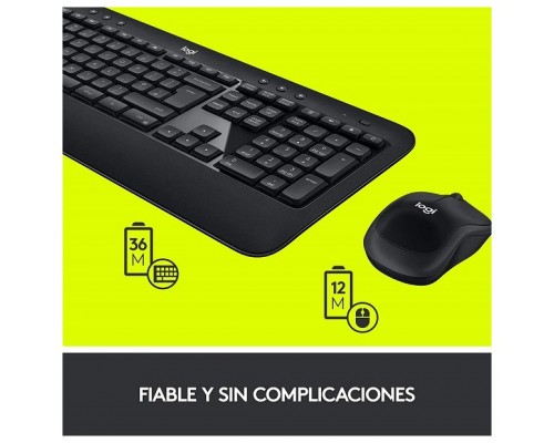 LOGITECH TECLADO + RATON WIRELESS INALAMBRICO ADVANCED COMBO