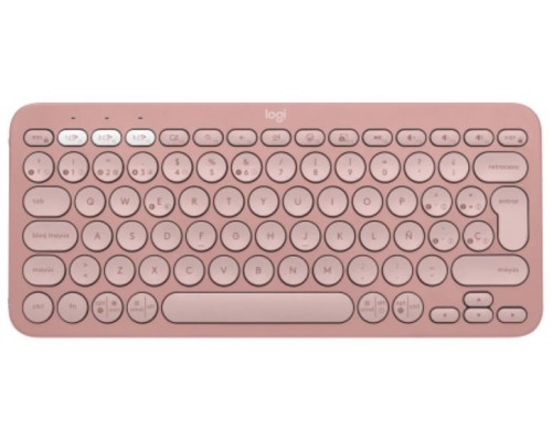 TECLADO WIRELESS K380S PEBBLE KEYS 2 ROSA LOGITECH (Espera 4 dias)