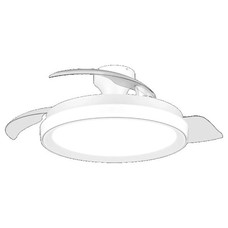 PHILIPS Ventilador techo Luz Bilss106c 28+35W Bl B PHILIPS Ventilador techo Luz Bilss106c 28+35W Bl B