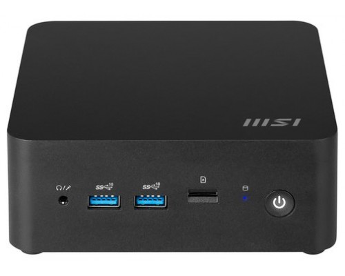 MSI CUBI NUC 1MG-238BEU PC/estación de trabajo barebone 0.84L sized PC Negro 120U Intel® SoC (Espera 4 dias)