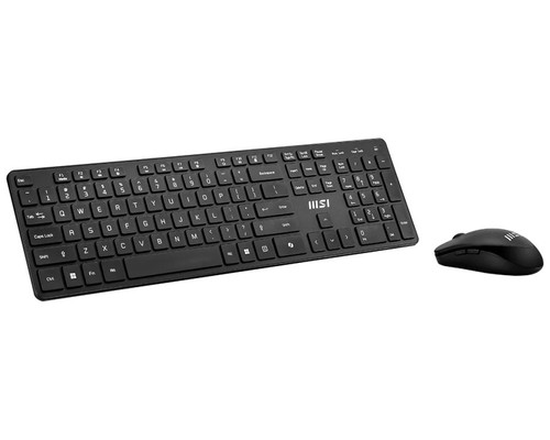 TECLADO + RATON WIRELESS COMBO COPILOT PRO BLACK MSI (Espera 4 dias)