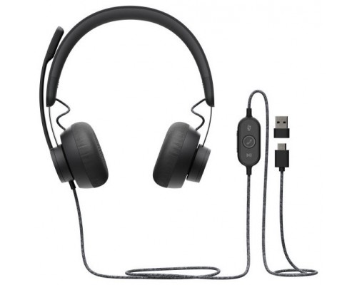 Logitech Auriculares + micro Zone Wired Usb