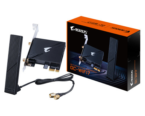 GIGABYTE GC-WIFI7 adaptador y tarjeta de red Interno WLAN / Bluetooth 5800 Mbit/s (Espera 4 dias)