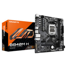 GIGABYTE B840M H Placa Base - Procesadores AMD Ryzen 9000, VRM de 5+2+2 fases, hasta 7200MHz DDR5 (O.C), 1xPCIe 4.0 M.2, LAN 1GbE, USB 3.2 Gen 1