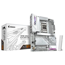 PLACA GIGABYTE X870E A ELITE WIFI7 ICE (BLANCO),AMD,AM5,X870E,4DDR5,256GB,1HDMI+1FHDMI+2USB4,4SATA3+4M.2,2.5GBLAN+WIFI7+BT5.4,6USB3.2+TB,ATX (Espera 4 dias)