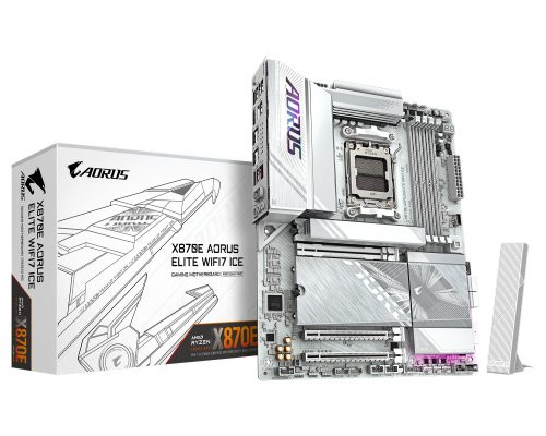 PLACA GIGABYTE X870E A ELITE WIFI7 ICE (BLANCO),AMD,AM5,X870E,4DDR5,256GB,1HDMI+1FHDMI+2USB4,4SATA3+4M.2,2.5GBLAN+WIFI7+BT5.4,6USB3.2+TB,ATX (Espera 4 dias) PLACA GIGABYTE X870E A ELITE WIFI7 ICE (BLANCO),AMD,AM5,X870E,4DDR5,256GB,1HDMI+1FHDMI+2USB4,4SATA3+4M.2,2.5GBLAN+WIFI7+BT5.4,6USB3.2+TB,ATX (Espera 4 dias)