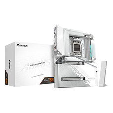 GIGABYTE X870 AORUS STEALTH ICE Placa Base &ndash; Compatible con procesadores AMD Ryzen 9000, VRM digital de 16+2+2 fases, hasta 8200 MHz DDR5 (OC), 2 x PCIe 5.0 + 2 x PCIe 4.0, Wi-Fi 7, LAN 5 GbE, USB 4 (Espera 4 dias)