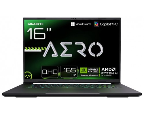 PORTATIL GIGABYTE AERO X16 1WH93ESC64AH R7 350 RTX5070 32GB 1TB 16" WQXGA W11H