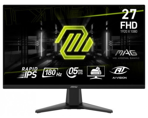 MSI MAG 275F pantalla para PC 68,6 cm (27") 1920 x 1080 Pixeles Full HD Negro (Espera 4 dias)