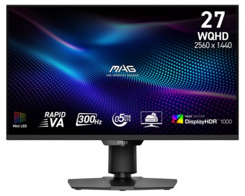 MSI MAG 274QPF X30MV pantalla para PC 68,6 cm (27") 2560 x 1440 Pixeles Wide Quad HD LCD Negro (Espera 4 dias)