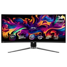 MSI MPG 341CQPX QD-OLED pantalla para PC 86,4 cm (34") 3440 x 1440 Pixeles UltraWide Quad HD Negro (Espera 4 dias)