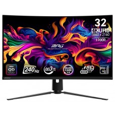 MSI MPG 321CURX QD-OLED pantalla para PC 80 cm (31.5") 3840 x 2160 Pixeles 4K Ultra HD Negro (Espera 4 dias)