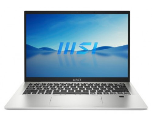 MSI PORTATIL MODERN 14 F13MG-415ES. 14" FHD (1920*1080), 60HZ IPS.  I5-1334U. INTEL UHD GRAPHICS. DDR IV 8GB*2. 512GB NVME SSD. PLATA. W11 HOME (Espera 4 dias)