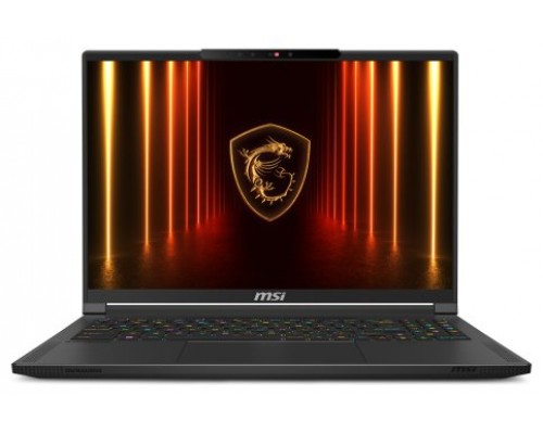MSI Stealth 16 AI A2HWFG-076ES Intel Core Ultra 9 285H Portátil 40,6 cm (16") Quad HD+ 64 GB DDR5-SDRAM 2 TB SSD NVIDIA GeForce RTX 5060 Wi-Fi 7 (802.11be) Windows 11 Home Negro (Espera 4 dias)