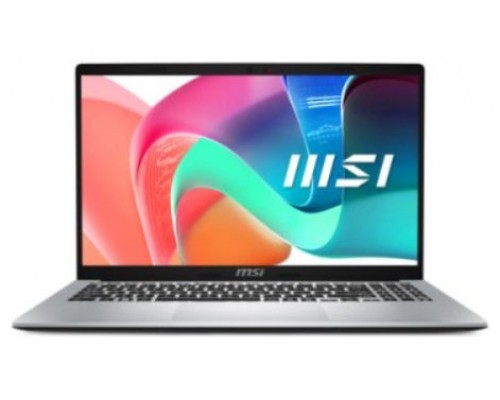 MSI PORTATIL MODERN 15 F1MG-600ES. 15.6" FHD (1920*1080), 60HZ IPS. INTEL CORE 5 PROCESSOR 120U. INTEL GRAPHICS. DDR IV 8GB*2. 512GB NVME SSD. PLATINUM GRIS. W11 HOME (Espera 4 dias)