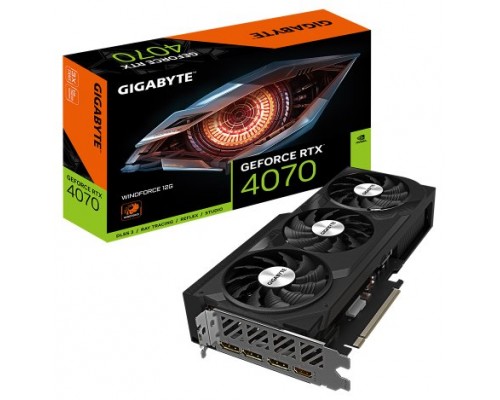 Gigabyte GeForce RTX 4070 WINDFORCE 12G NVIDIA 12 GB GDDR6X (Espera 4 dias)