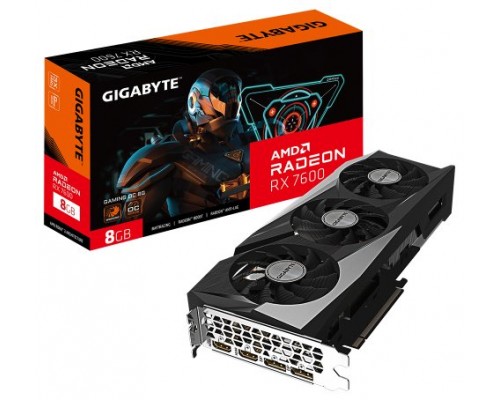 Gigabyte Radeon RX 7600 GAMING OC 8G AMD 8 GB GDDR6 (Espera 4 dias)