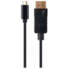 CABLE ADAPTADOR USB TIPO-C A DISPLAYPORT 4K 15 CM NEGRO