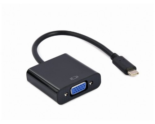 CABLE ADAPTADOR USB TIPO C A VGA 15 CM NEGRO