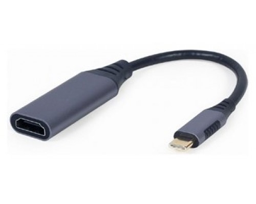 ADAPTADOR DE PANTALLA GEMBIRD USB TIPO C A HDMI, GRIS ESPACIAL