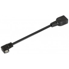 CABLE USB 2.0 OTG ACODADO TIPO MICRO BM-AH NEGRO 15CM