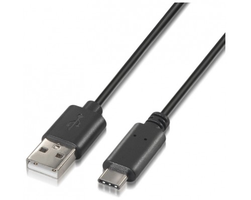 CABLE USB 2.0 3A TIPO USB-CM-AM NEGRO 2.0M AISENS