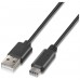 CABLE USB 2.0 3A TIPO USB-CM-AM NEGRO 2.0M AISENS