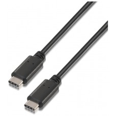 Aisens  Cable USB 2.0 3A C/M-C/M Negro 2.0M