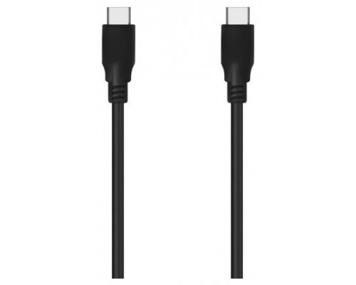 AISENS - CABLE USB 3.2 GEN2X2 20GBPS 8K@30HZ 5A 100W E-MARKER, TIPO USB-C/M-USB-C/M, NEGRO, 1.0M