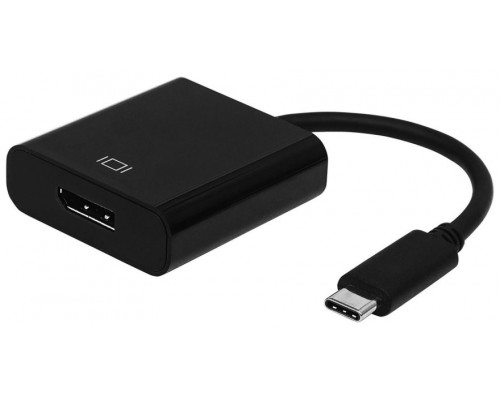 AISENS - CONVERSOR USB-C A DISPLAYPORT 4K@60HZ, USB-C/M-DP/H, NEGRO, 15CM