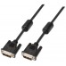 CABLE DVI SINGLE LINK 18+1 CON FERRITA M-M NEGRO 1.8M