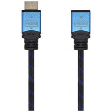 CABLE HDMI V2.0 PROLONGADOR 4K60HZ 18GBPS AM-AH NEGRO