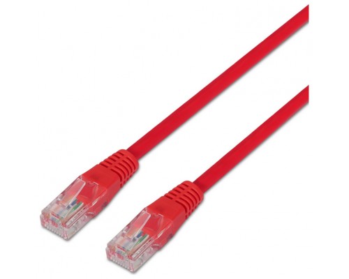 CABLE RED LATIGUILLO RJ45 CAT.6 UTP AWG24 ROJO 2.0M