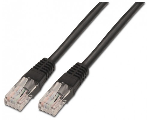 CABLE RED LATIGUILLO RJ45 CAT.6 UTP AWG24 NEGRO 3.0M