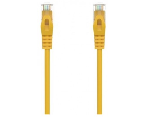 CABLE RED AISENS LATIGUILLO RJ45 LSZH CAT.6A UTP AWG24 1.0M AMARILLO