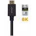 CABLE HDMI CERTIFICADO V2.1 8K 60HZ 48GBPS AM-AM NEGRO