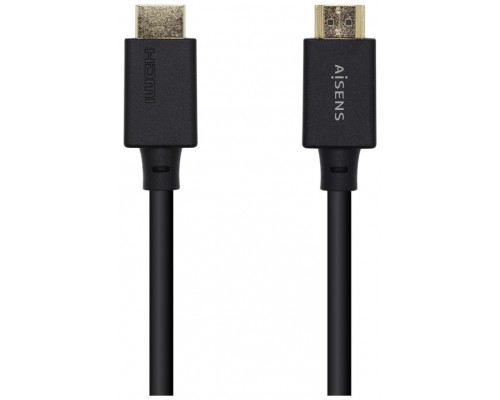 CABLE HDMI CERTIFICADO V2.1 8K 60HZ 48GBPS AM-AM NEGRO