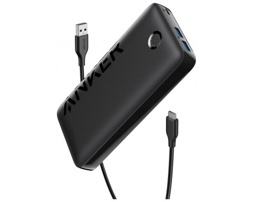 POWERBANK ANKER 335 20K 22,5W USB-C CABLE NEGRO