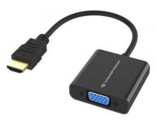 ADAPTADOR HDMI A VGA CONCEPTRONIC ABBY20B 1080P 60Hz