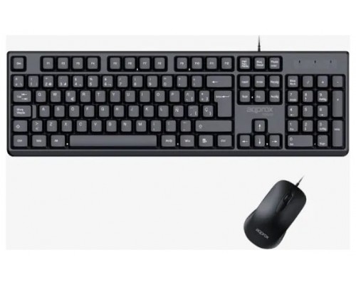 TECLADO + RATON OPTICO MX245 NEGRO APPROX (Espera 4 dias)